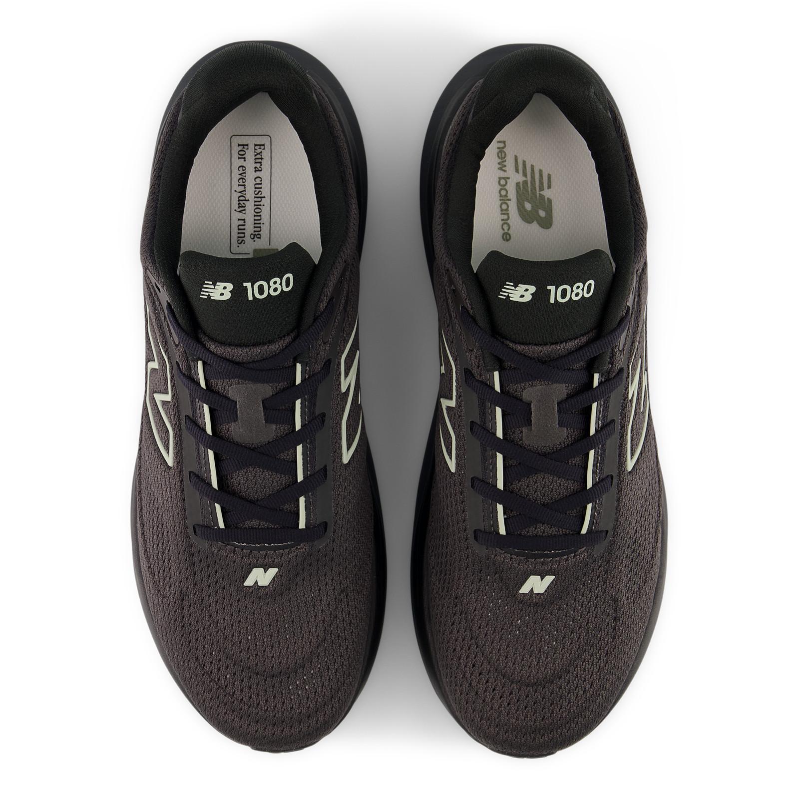 New Balance 1080 V15 Men's Running Shoes - Black/Faded Black