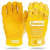 Franklin MLB CFX Pro Hi-Lite Baseball Batting Gloves - Yellow