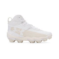 Under Armour Harper 10 RM Jr. Boys' Baseball Cleats - White/Stone/White