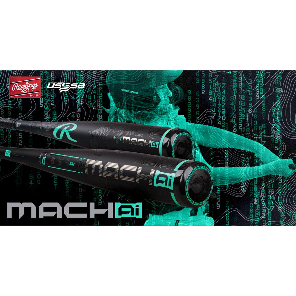 Batte de baseball Rawlings Mach Ai 2025-10 (baril de 2 3/4