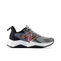New Balance Rave Run V2 Youth Running Shoes - Grey/Black/Tangerine