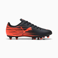 Crampons De Soccer Attacanto II FG/AG De Puma Pour Hommes - Noir/Rouge Vif