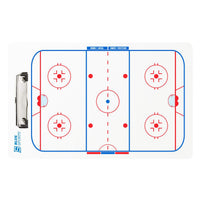 Blue Sports Deluxe Hockey Coaching Clipboard (Double Sided) - 10" X 16"
