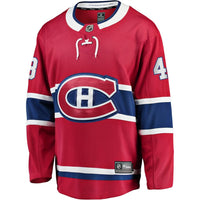 Fanatics Lane Hutson Montreal Canadiens Home Breakaway Jersey - Red