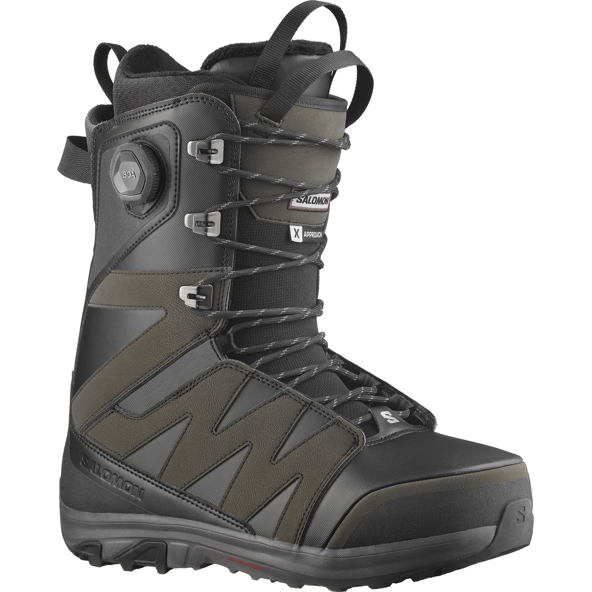 Salomon X Approach Lace SJ Boa Snowboard Boots - Black | Source