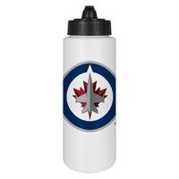Inglasco NHL Tallboy Water Bottle With Membrane Lid - Winnipeg Jets