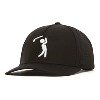 Bogey Bros Bogeyman Performance Snapback Golf Hat - Black
