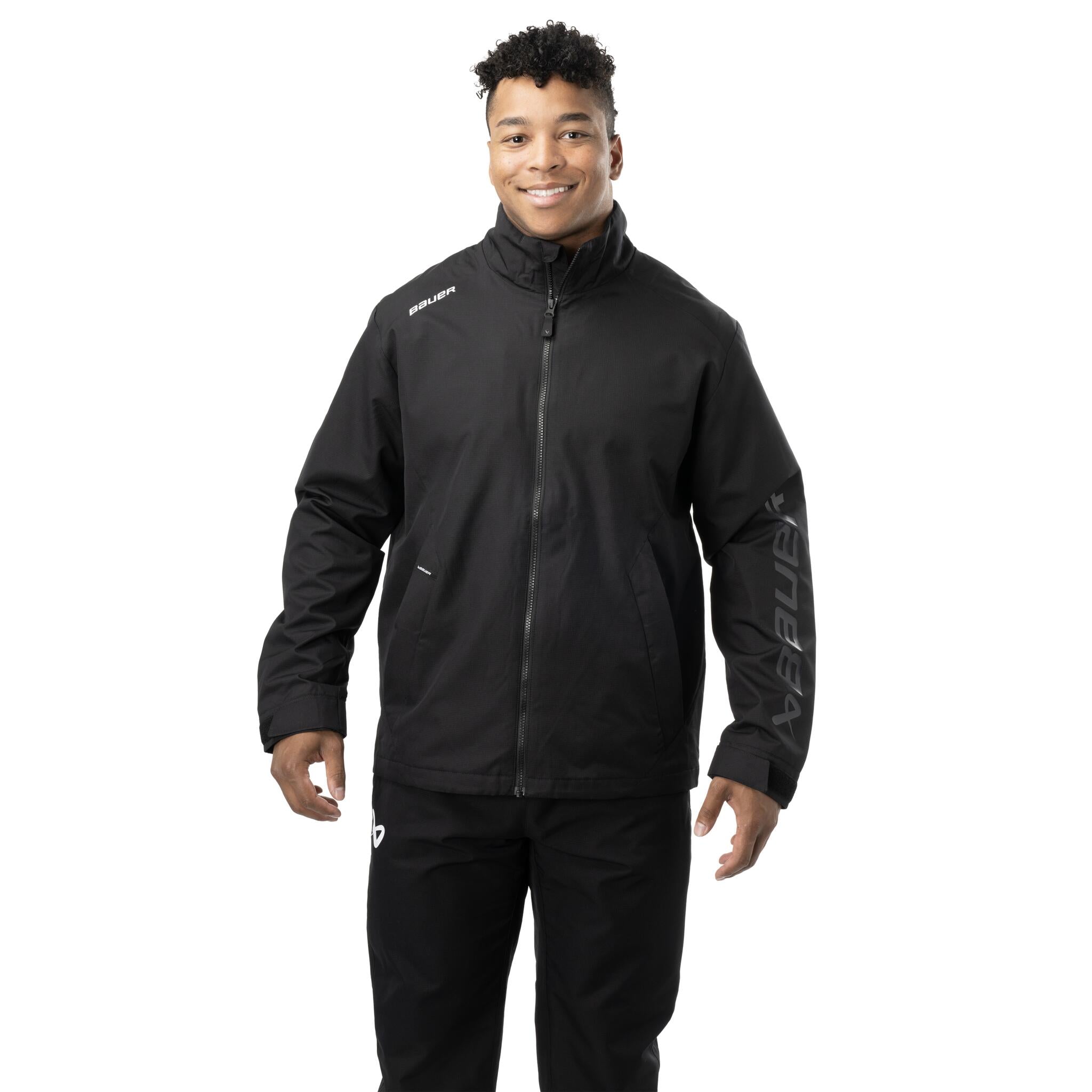 Bauer Team Lightweight Senior Jacket Black Source for Sports