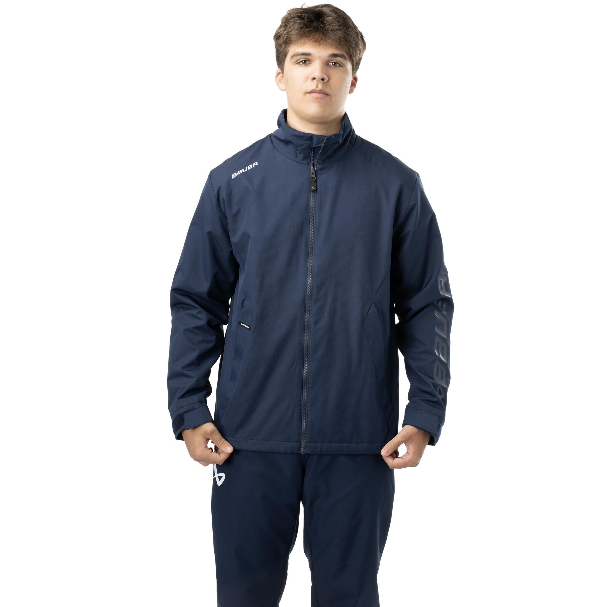 Bauer Team Lightweight Senior Jacket Navy Source for Sports