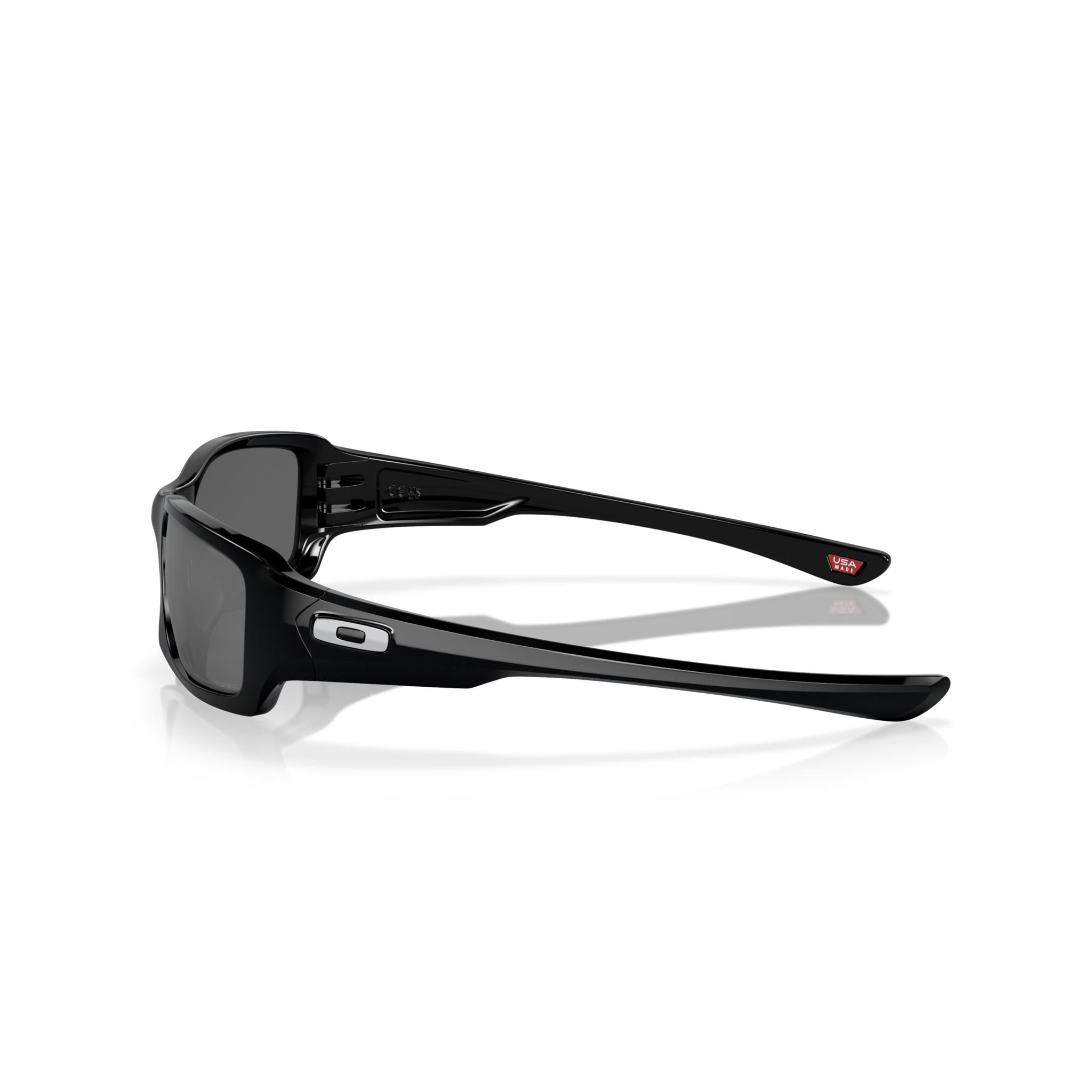 Oakley Fives Squared Black Lens Sunglasses - Polished Black