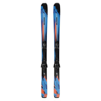 Salomon Stance 84 + MI12 GW F90 Alpine Ski Set - Azure/Nasturtium