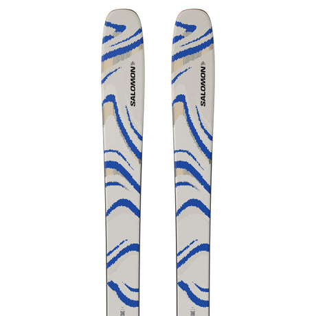Salomon QST 106 Alpine Skis - Almond Milk/Blue