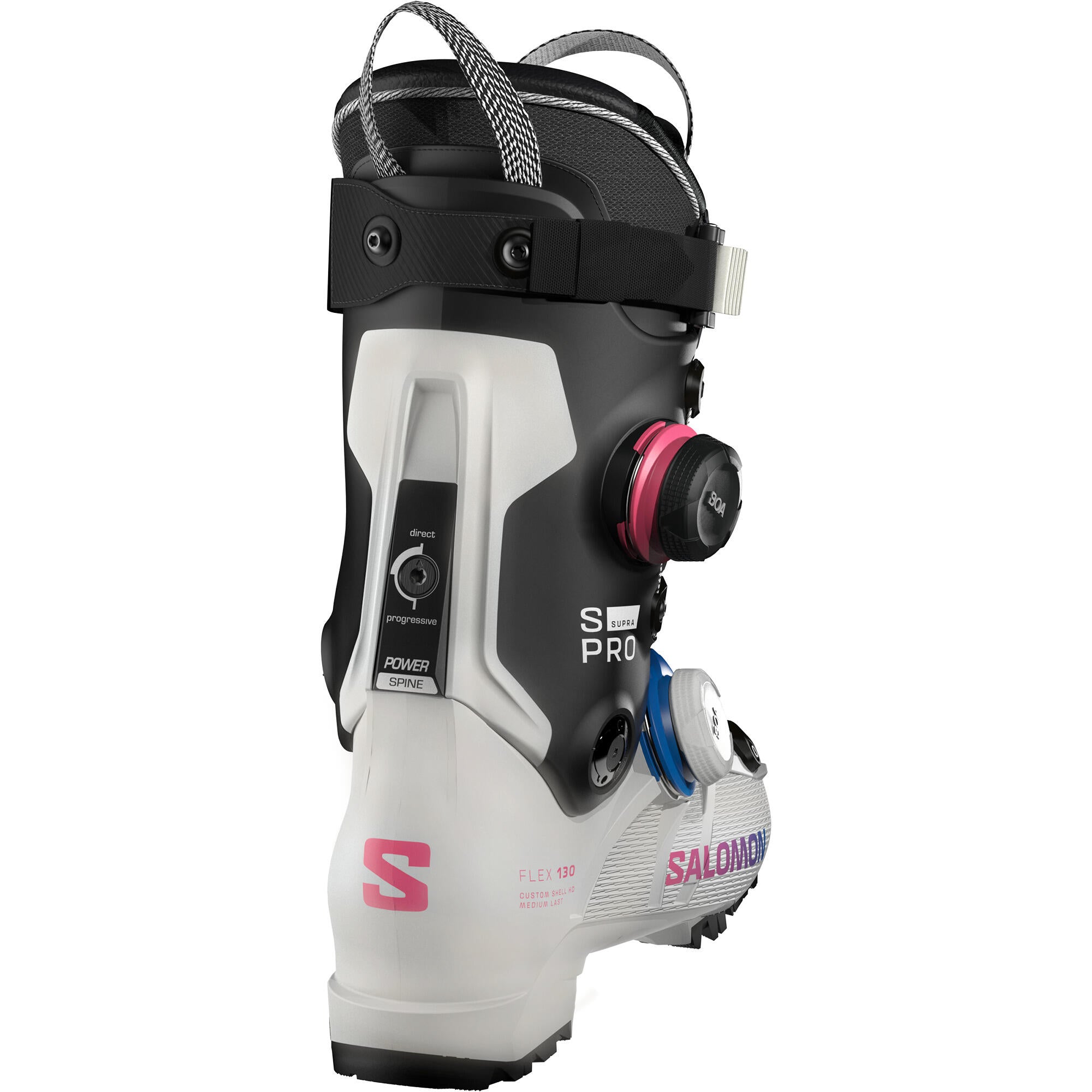Salomon S/Pro Supra Dual Boa® 130 Men's Alpine Ski Boots - Grey