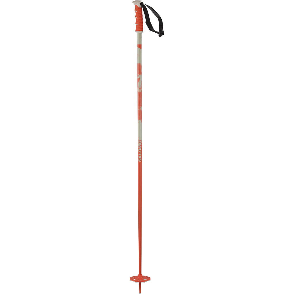 Salomon Steep Alpine Ski Poles - Nasturtium/Rainy Day