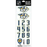 Sportstar NHL Helmet Decals - Nashville Predators