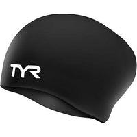 TYR Solid Long Hair Silicone Swim Cap