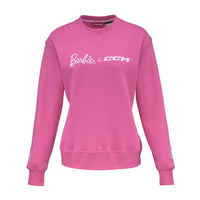 Barbie™ x CCM Pink Embroidered Crewneck