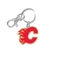 Porte-clés NHL Avec Logo De Inglasco - Calgary Flames