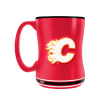 Tasse Sculptée Team Crest (14 oz) De Inglasco - Calgary Flames