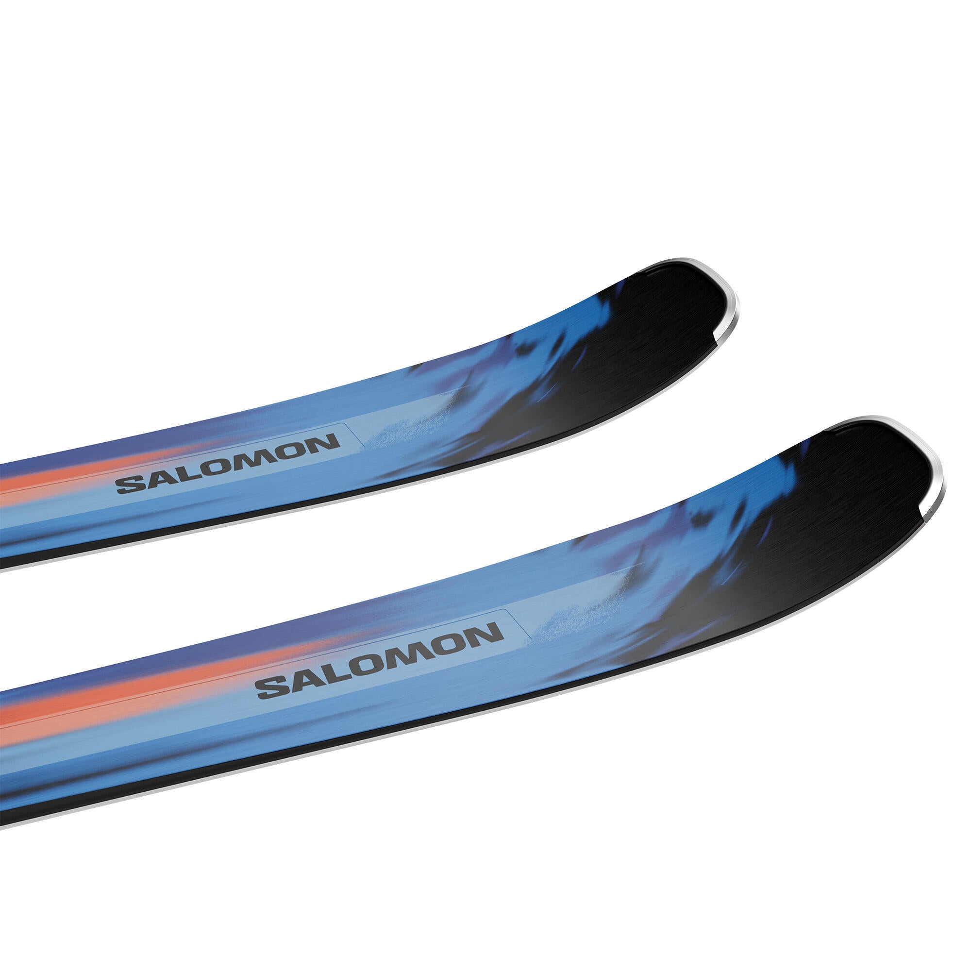 Salomon Stance 84 + MI12 GW F90 Alpine Ski Set - Azure/Nasturtium