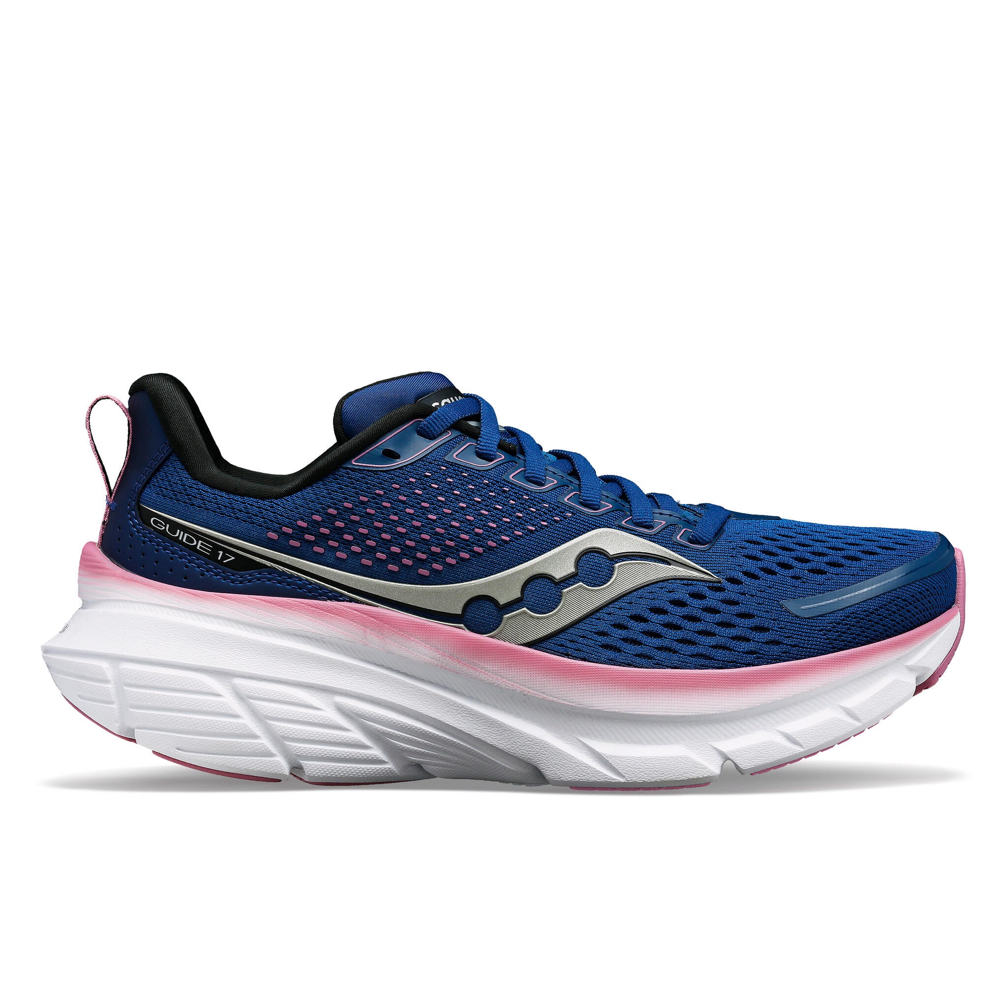 Saucony Guide 17 Women's Running Shoes - Navy/Orchid | Source for