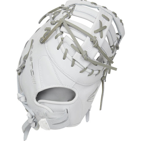 Easton | Professional Collection Fastpitch Gant de softball | Lancé main gauche | 30,5 cm – Toile de panier | Blanc/gris Easton | Professional Collection Fastpitch Gant de softball | Lancé main gauche | 30,5 cm – Toile de panier | Blanc/gris