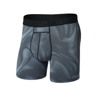 Boxer de compression Smooth Flex Light de Saxx - Camouflage Fumé/Marine Foncé