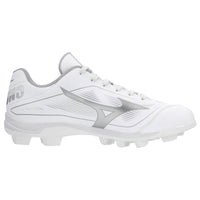 Crampons De Softball Cushionrevo Finch TPU De Mizuno Pour Femmes - Blanc/Argent