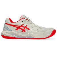 Asics Gel-Dedicate 8 Women's Pickleball Shoes - Cream/Flash Red