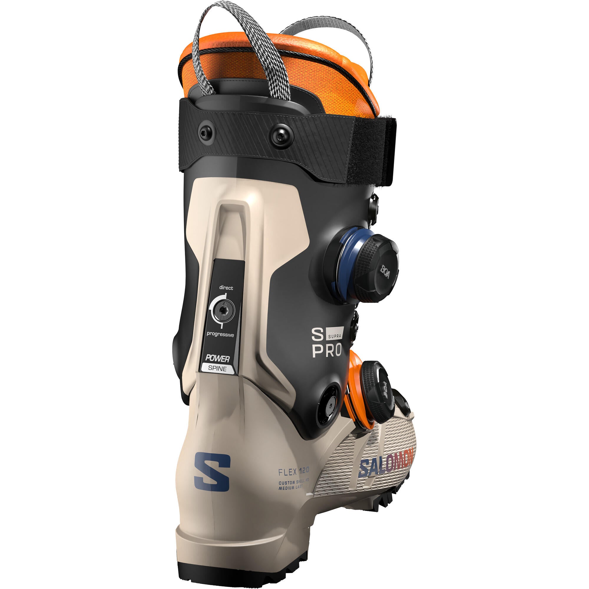 Salomon S/Pro Supra Dual Boa® 120 Men's Alpine Ski Boots - Humus