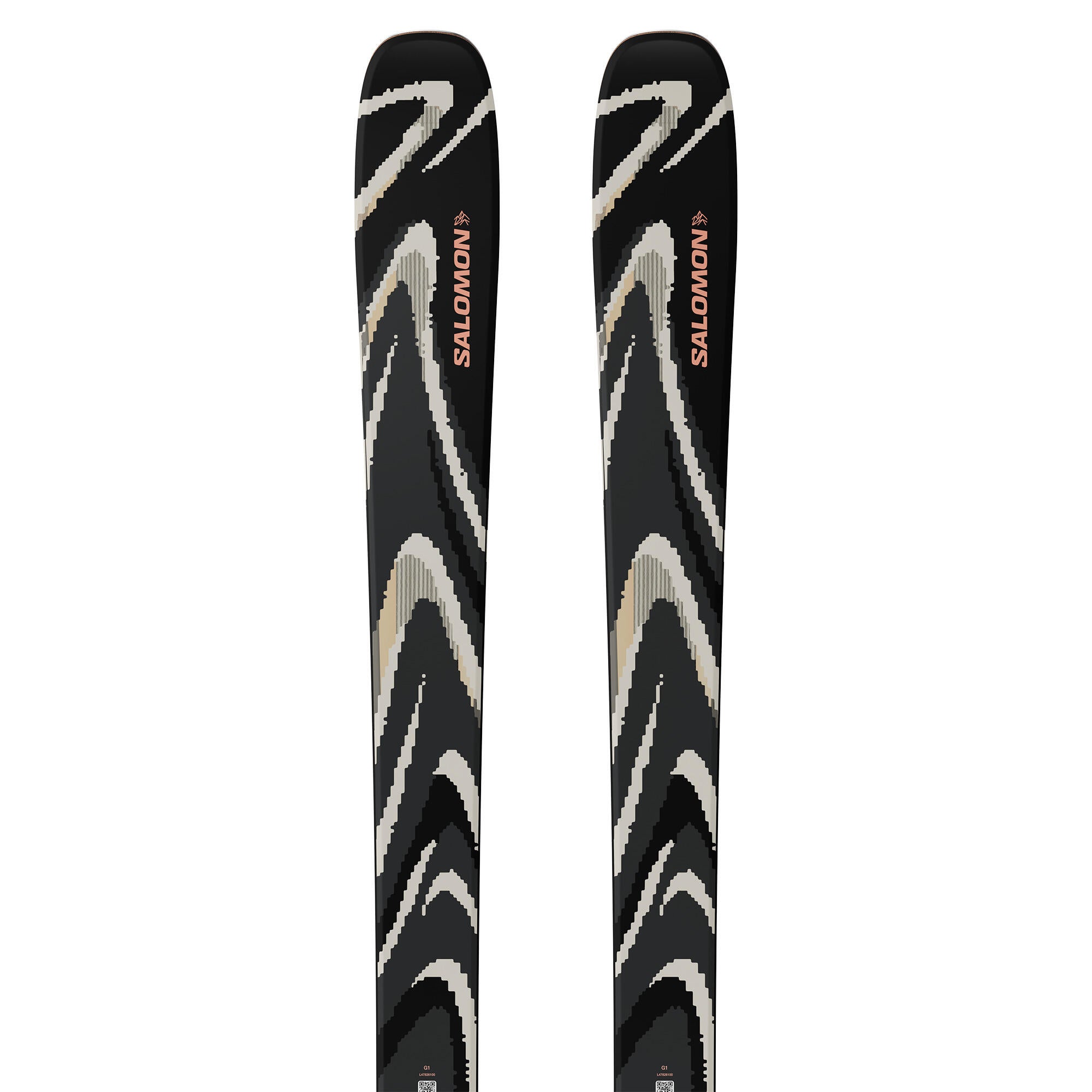 Salomon N QST 94 Alpine Skis - Black/Almond Milk | Source for Sports