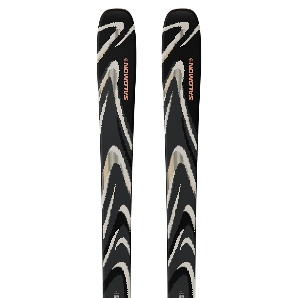 history of salomon skis Salomon N QST 94 Alpine Skis - Black/Almond Milk