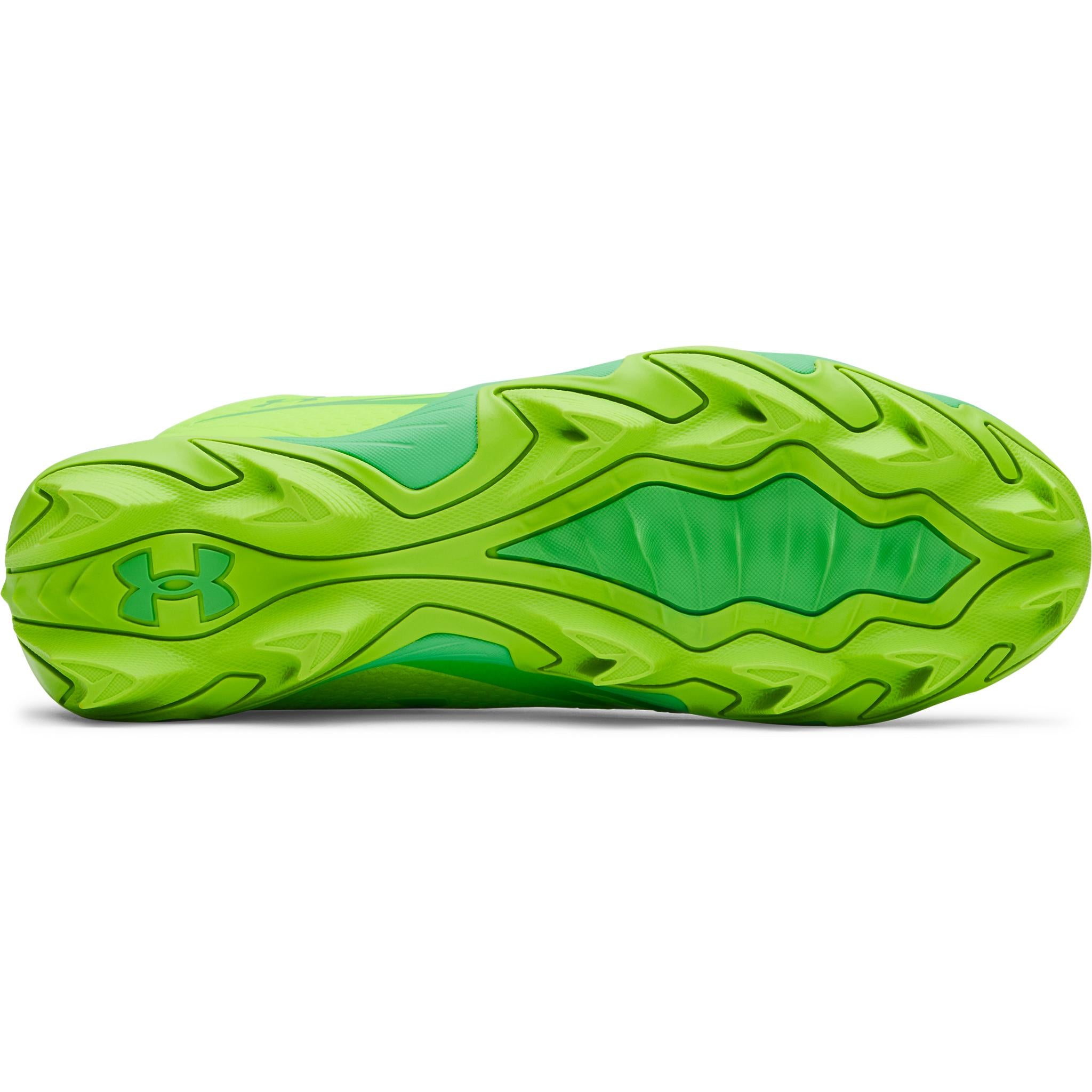 Under Armour Spotlight Hammer Men's Football Cleats - Hyper Green