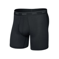 Saxx Quest Quick-Dry Mesh Boxer Brief - Black