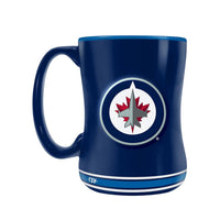 Tasse Sculptée Team Crest (14 oz) De Inglasco - Winnipeg Jets