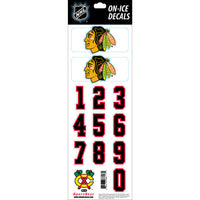 Sportstar NHL Helmet Decals - Chicago Blackhawks