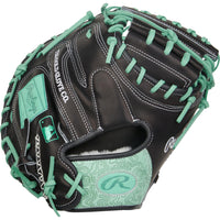 Rawlings Pro Preferred Series 33" Baseball Catchers Mitt - Black/Mint - Right Hand Throw