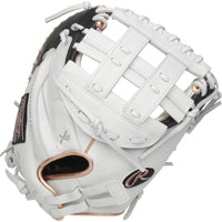 Rawlings Liberty Advanced 33" Women's Softball Catchers Mitt - White/Black - Right Hand Throw