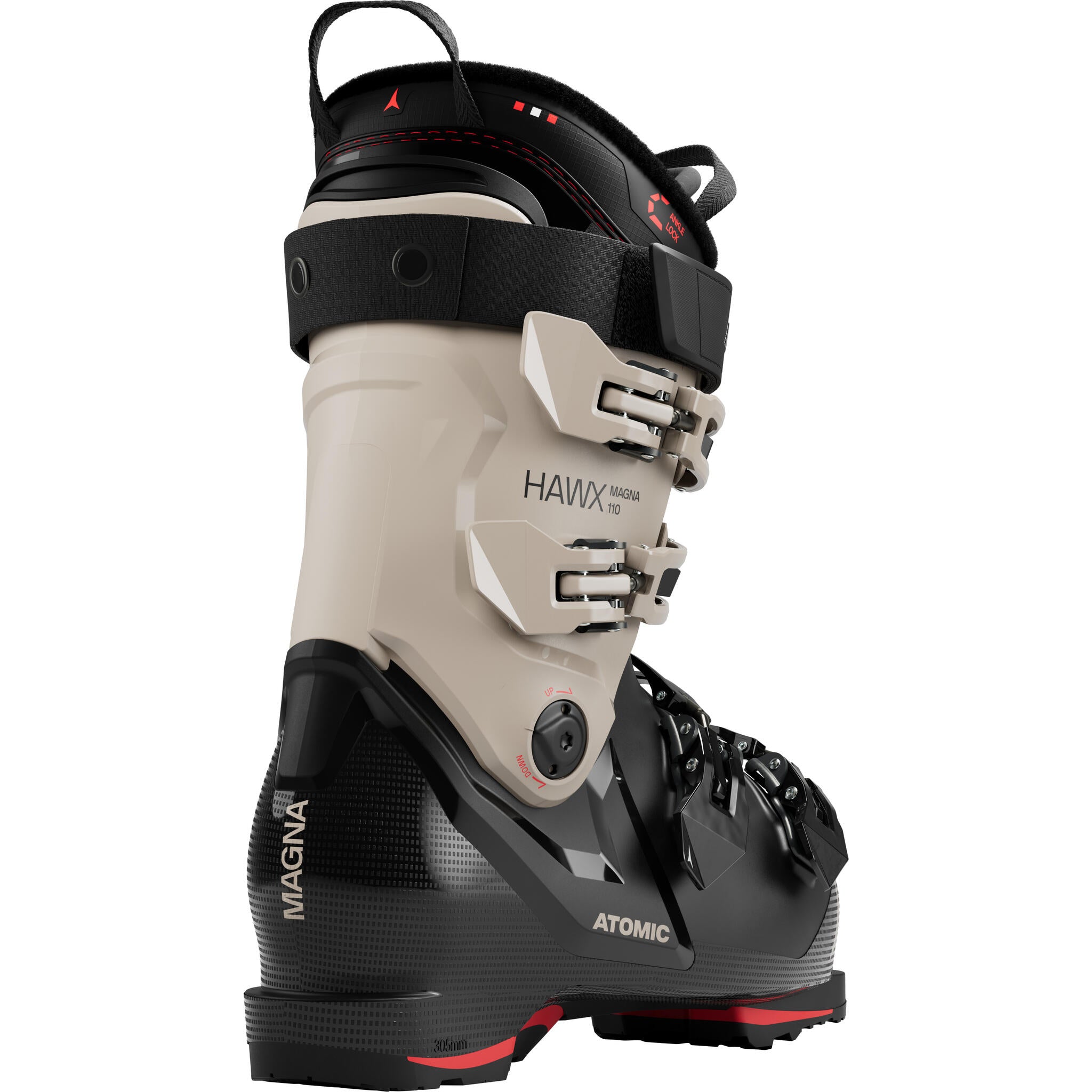 Atomic Hawx Magna 110 Alpine Ski Boots (2026) - Black/Cement/Red