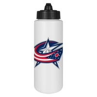 Inglasco NHL Tallboy Water Bottle With Membrane Lid - Columbus Blue Jackets