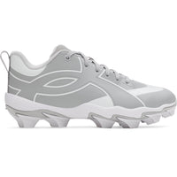 Under Armour Leadoff Icon Low RM Jr. Boys' Baseball Cleats - Gray/White