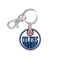 Porte-clés NHL Avec Logo De Inglasco - Edmonton Oilers