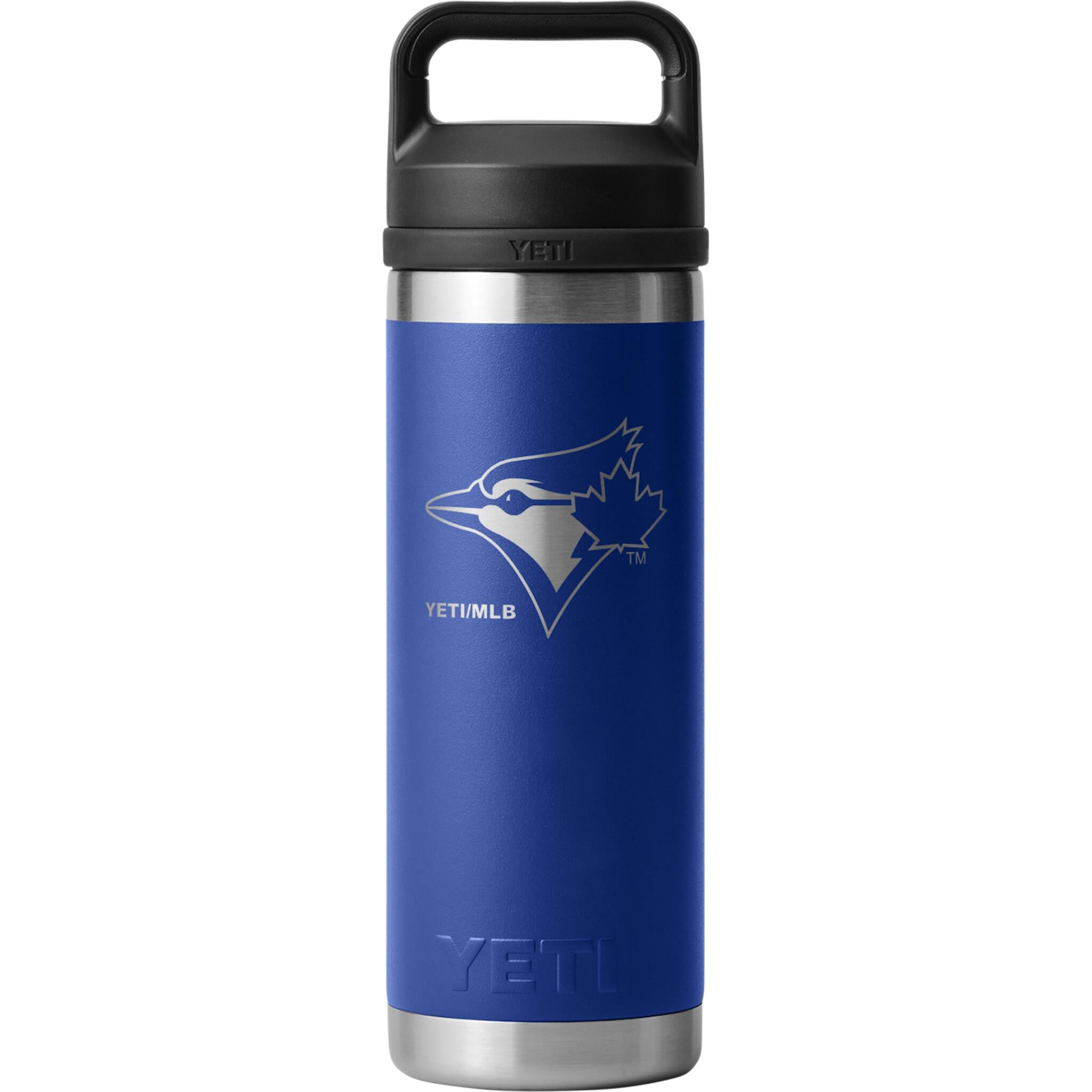 Yeti Rambler 532 ml (18 oz.) Bottle with Chug Cap - Blue Jays MLB