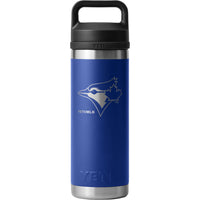 Yeti Rambler 532 ml (18 oz.) Bottle with Chug Cap - Blue Jays MLB Edition