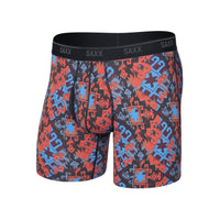 Saxx Quest Quick-Dry Mesh Boxer Brief - Heritage Weave/Multi