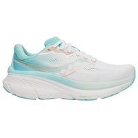 Saucony Guide 19 Women's Running Shoes - White/Aqua