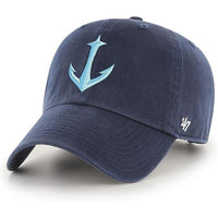 '47 NHL Clean Up Adjustable Baseball Cap - Seattle Kraken/Sea Anchor