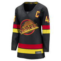 Fanatics Vancouver Canucks Breakaway Away Hockey Jersey - Quinn Hughes