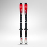Rossignol Hero Jr 100-140 + KID4 Binding Junior Alpine Ski Set (26/27)