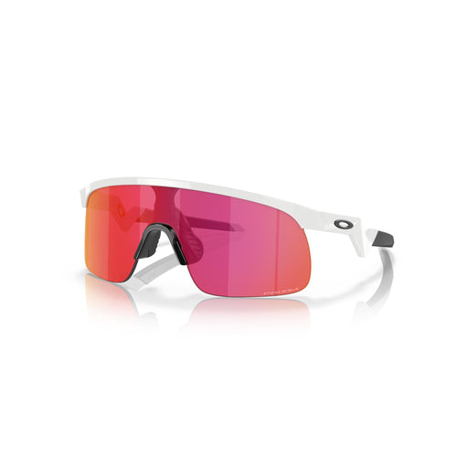 Oakley Resistor Prizm Field Lens Sunglasses Polished White